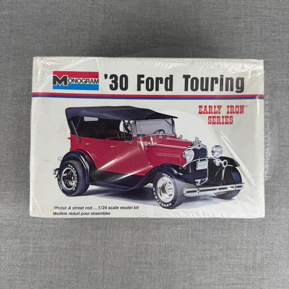 Monogram 1930 Ford Touring 1/24 Model Kit 8279 Early Iron New Unopened Vintage